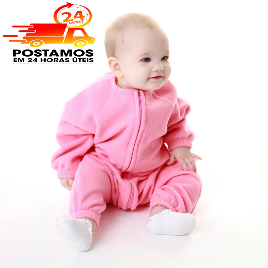 Saco De Dormir Bebê Com Manga 18 meses a 2 anos Cobertor Pijama Soft Infantil Rosa