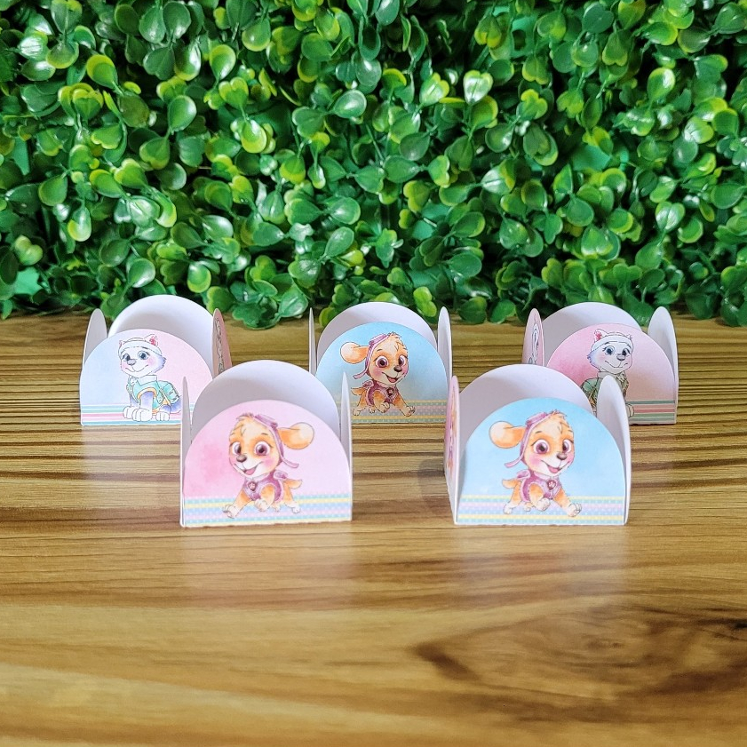 Kit Forminhas Para Docinhos - Patrulha Canina Menina - Festa Infantil - Lembrancinhas.