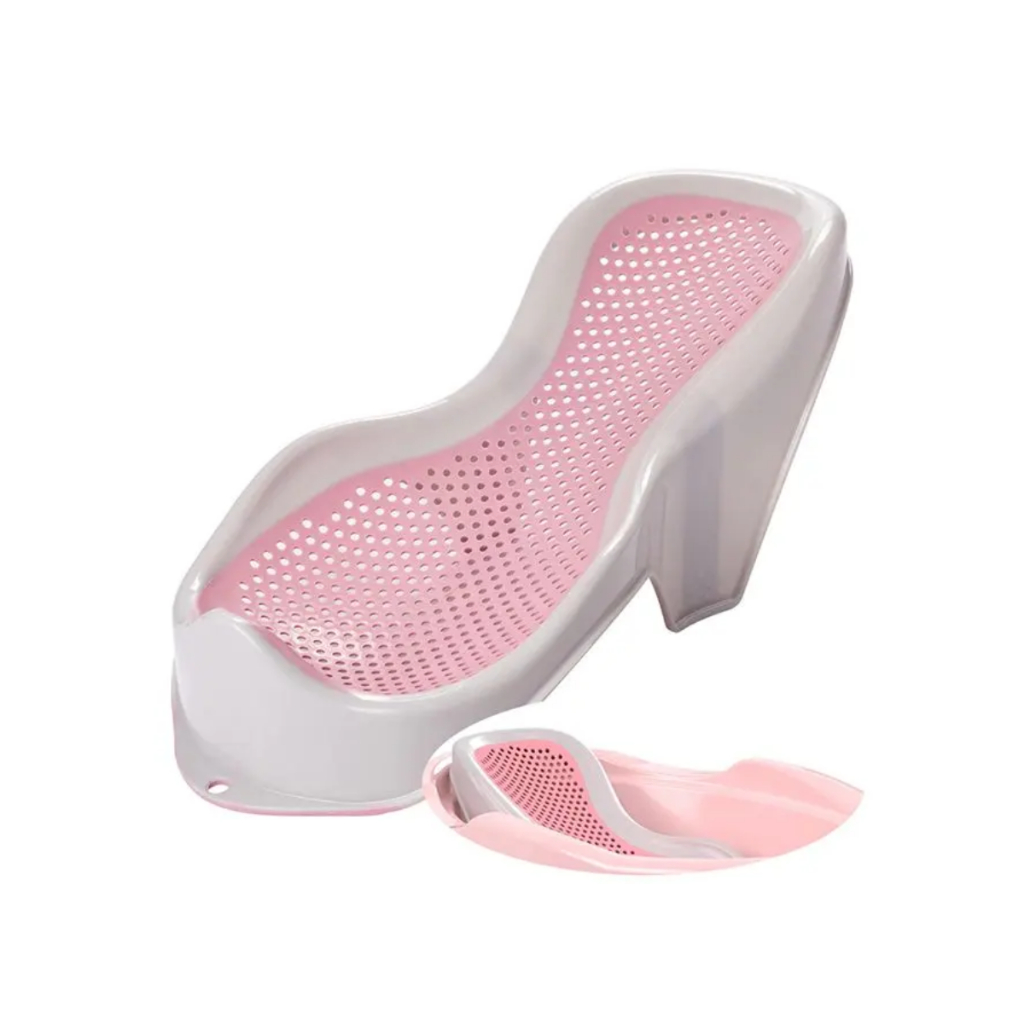 Suporte Redutor Banheira Bebê Plasútil – Rosa | Anatômico e Antiderrapante