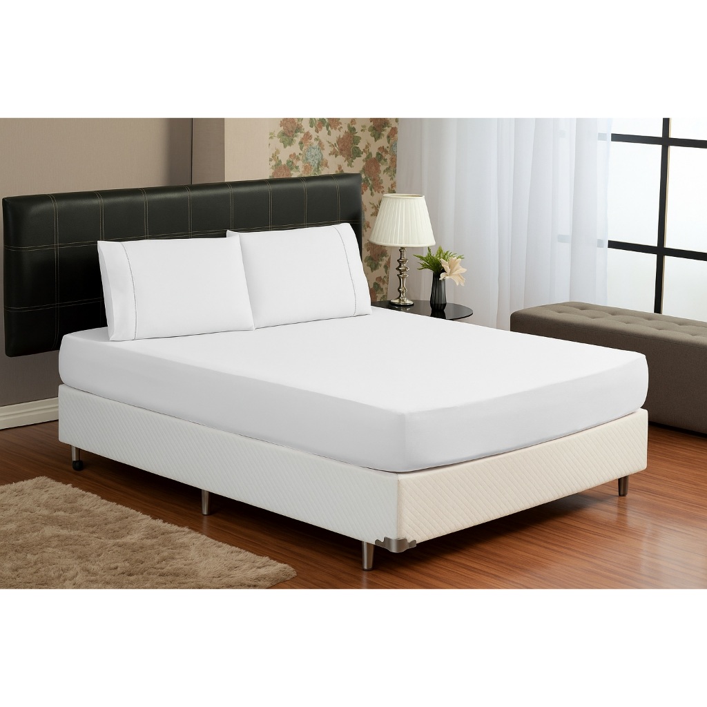 Jogo de Lençol 400 Fios Cama Casal Solteiro Queen King Kit 03 Peças Micropercal Hotel Ponto Palito
