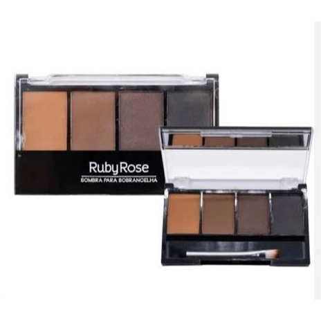Sombra de Sobrancelhas Paleta Quarteto para Sobrancelha - HB-F572 Ruby Rose