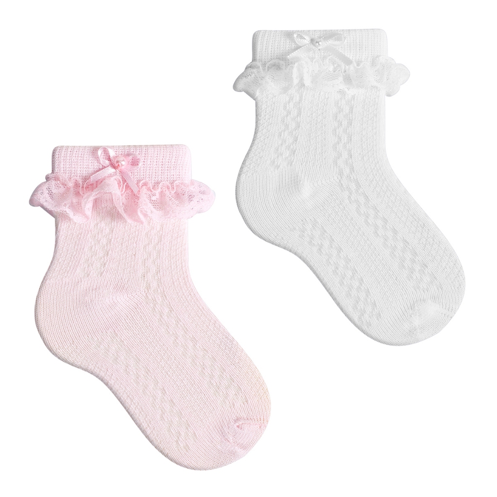 Combo 2 Meia Festa Bebê Menina Meia Festa Bebê Feminina em Oferta na Shopee