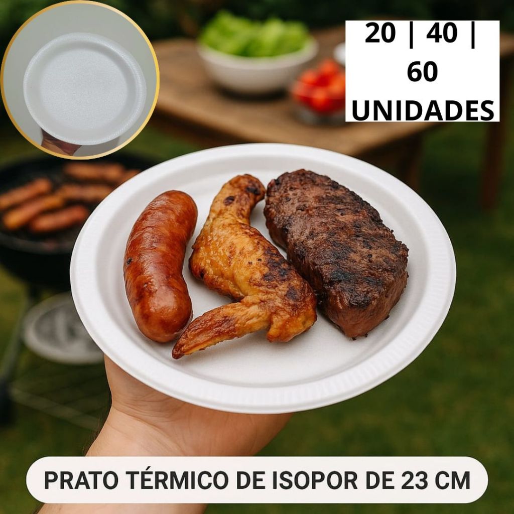 Pratos de Isopor para Churrasco: Onde Comprar | BuscaProdutos