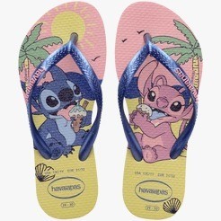 Chinelo Havaianas Slim Kids Disney Lilo Stitch Original Presente Infantil