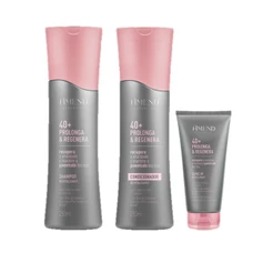 Amend Kit Expertise 40+ Prolonga e Regenera Shampoo e Condicionador 250ml + Leave-in 180g