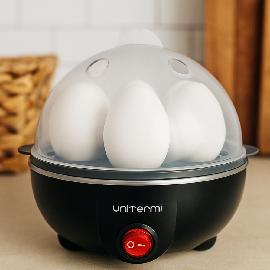 Maquina Eletrica Cozedor De Ovos No Vapor Unitermi 110v
