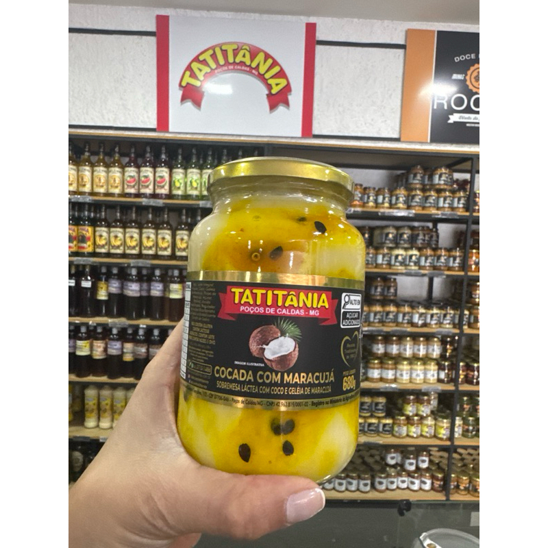 Cocada com Maracujá Tatitânia 680g