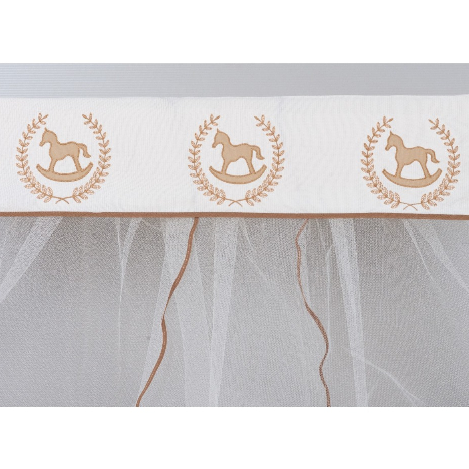 MOSQUITEIRO PARA BERÇO   AMERICANO -   BORDADO CAVALINHO  -  VÁRIAS  CORE S MENINO DELICADO ESPECIAL em Oferta na Shopee