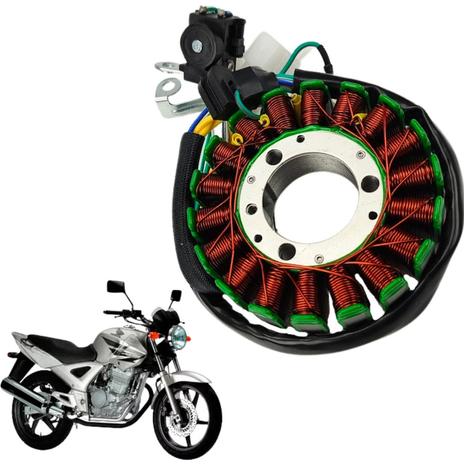 Estator Gerador + Bobina Pulso Magneto CBX 250 Twister Todos Anos