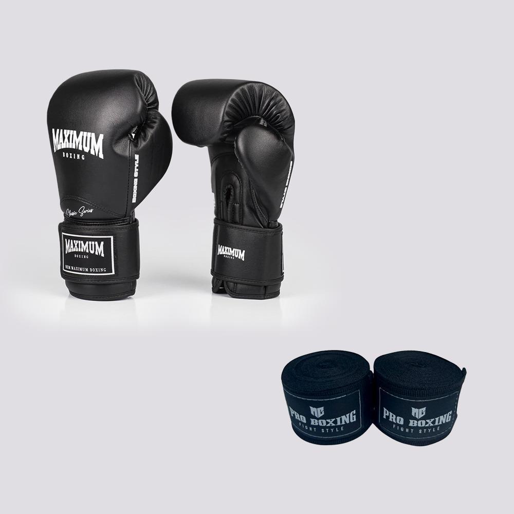 Kit Luva Maximum + Bandagem De 5 Metros Mg Pro Boxing — imagem 2 de 2