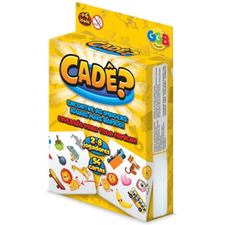 JOGO CADÊ? 54 CARTAS DIVERSÃO BRINQUEDOS RACIOCINIO INFANTIL LOGICO FAMILIA AMIGOS ACHEI em Oferta na Shopee