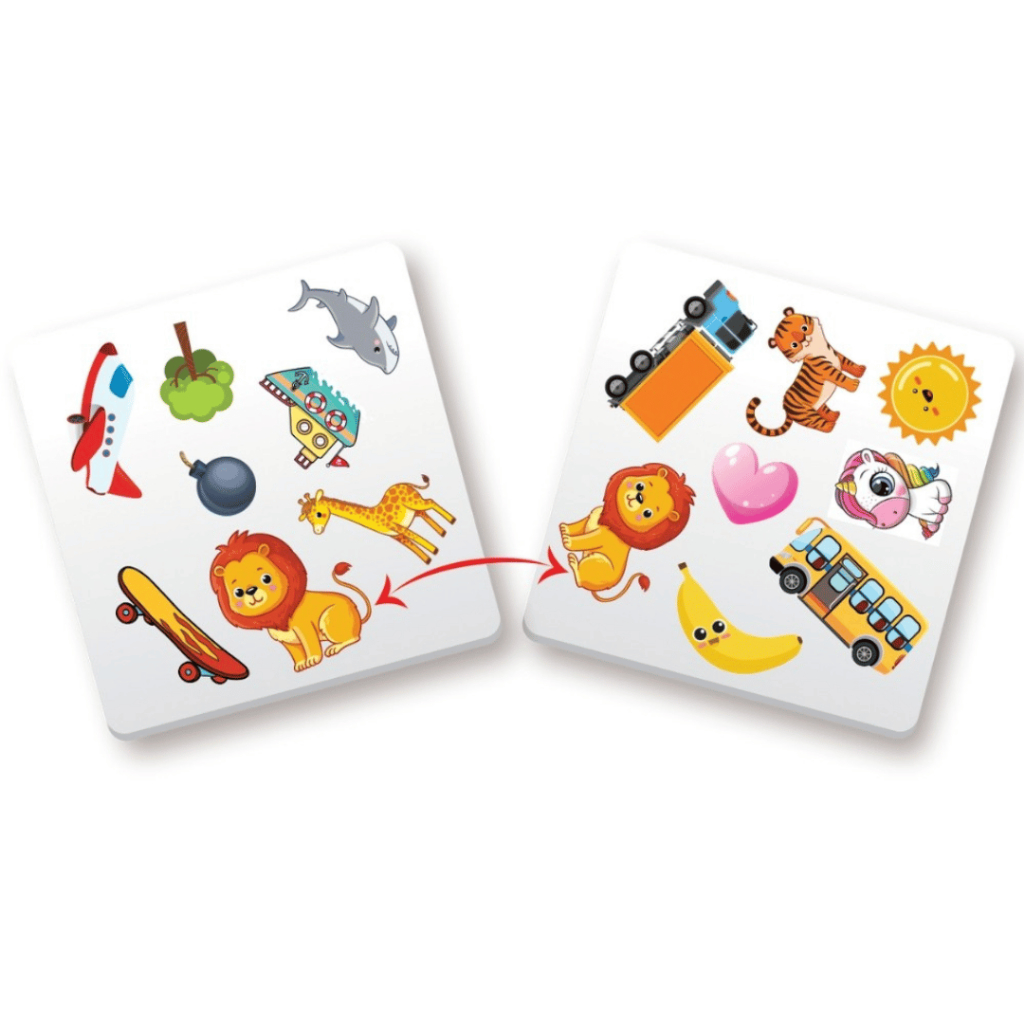 JOGO CADÊ? 54 CARTAS DIVERSÃO BRINQUEDOS RACIOCÍNIO CRIANÇAS FAMÍLIA ACHEI ANIMAIS TAPA CERTO