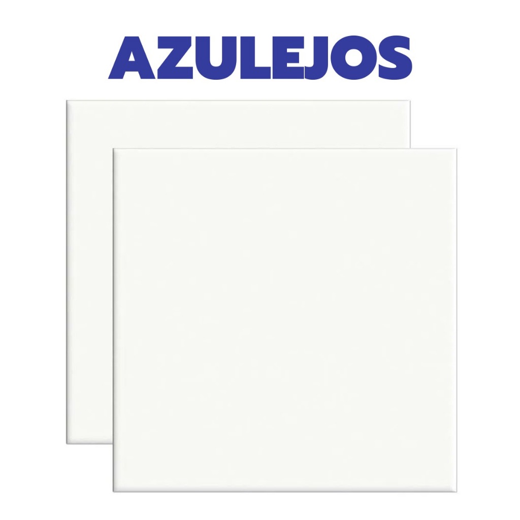 Kit 20 Azulejos Eliane Branco Para Sublimação Ceramica 20x20