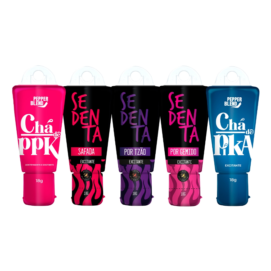 Kit 5 Produtos Sex Shop Gel Lubrificante Excitante Forte Vagina Apertadinha Engrossa Gela Retarda