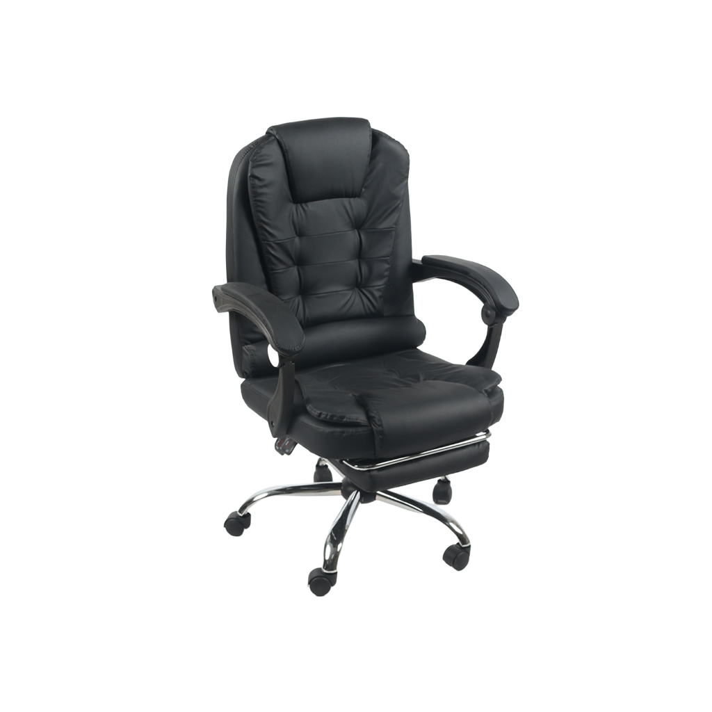 Cadeira de Escritório Presidente Empoli de Couro Giratória