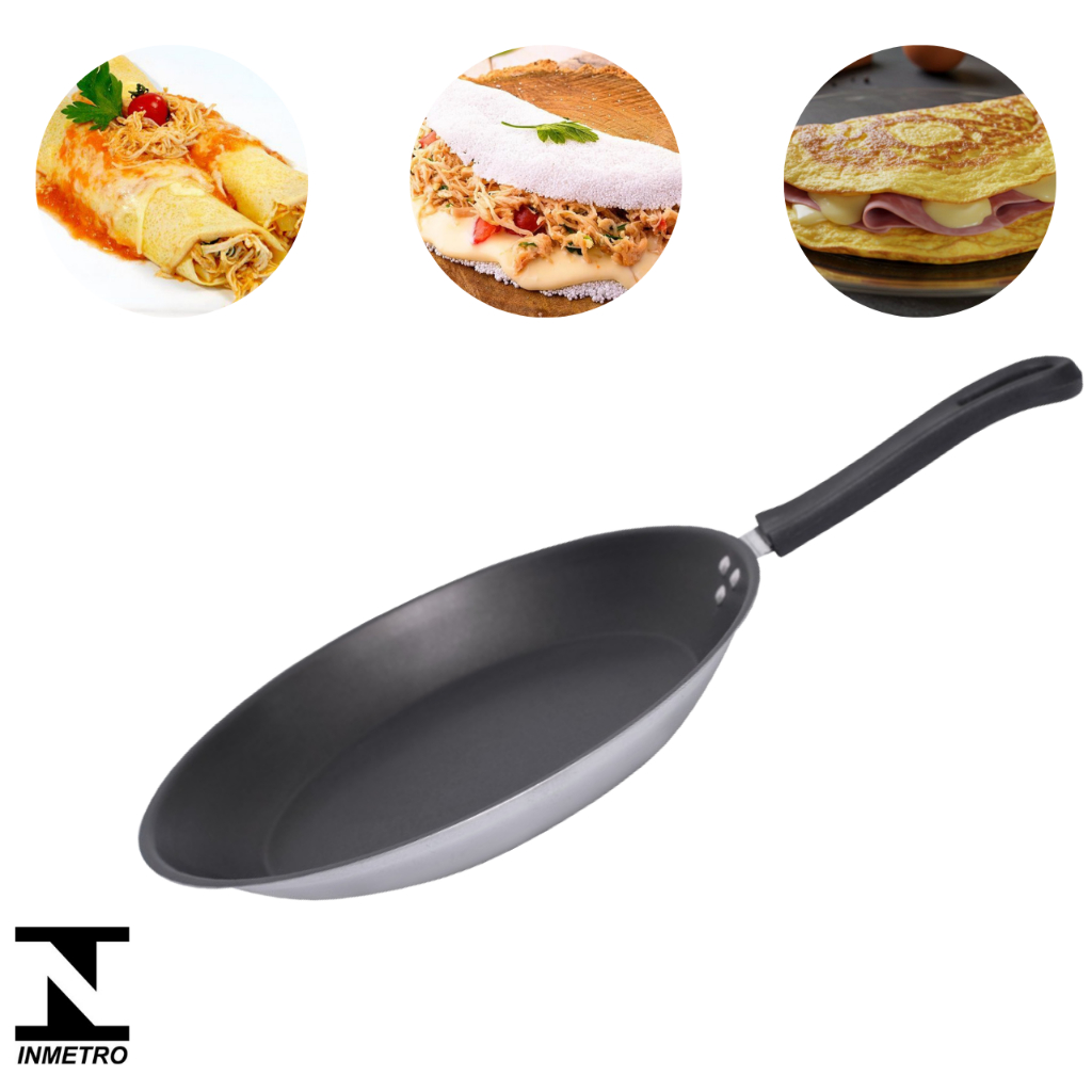 Panquequeira e Tapioqueira Antiaderente Linha Premium 22cm 800ml