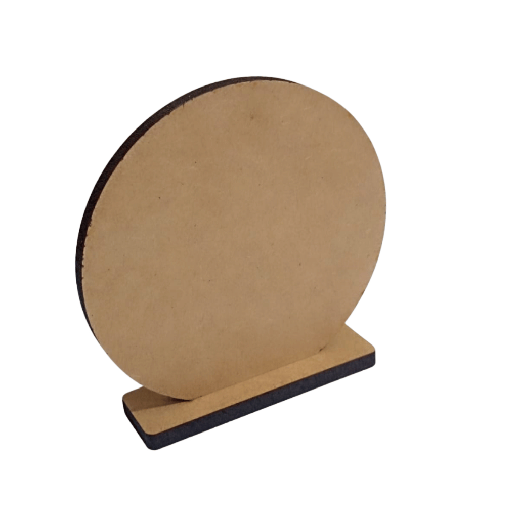 Kit 30 mini display totem painel fundo redondo MDF cru enfeite caixinha decoracao festa Infantil