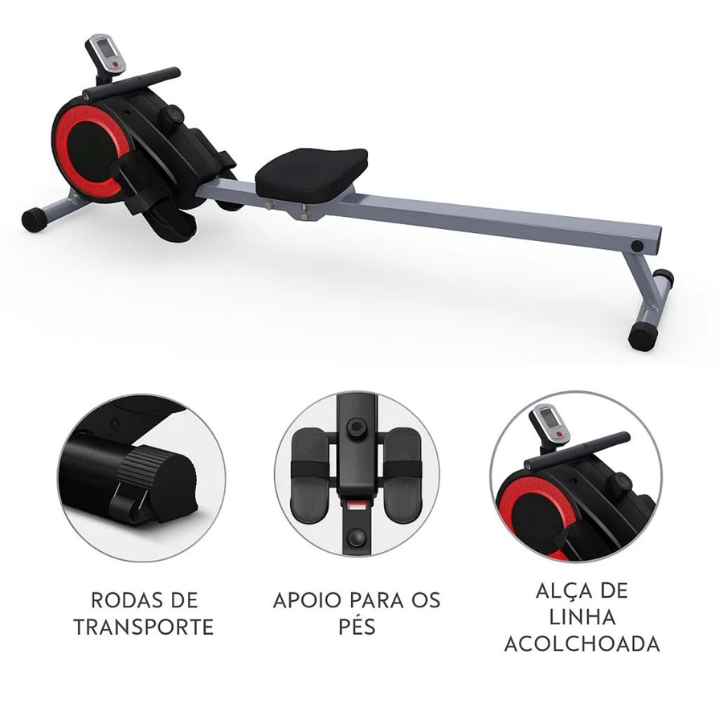 Máquina de Remo Seco Indoor Ahead Sports Dobrável