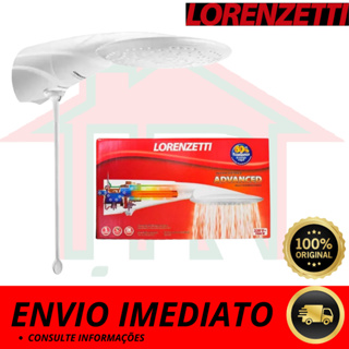 Chuveiro Ducha Advanced Multitemperaturas Lorenzetti 7500w / 6400w 220v Branco em Oferta na Shopee