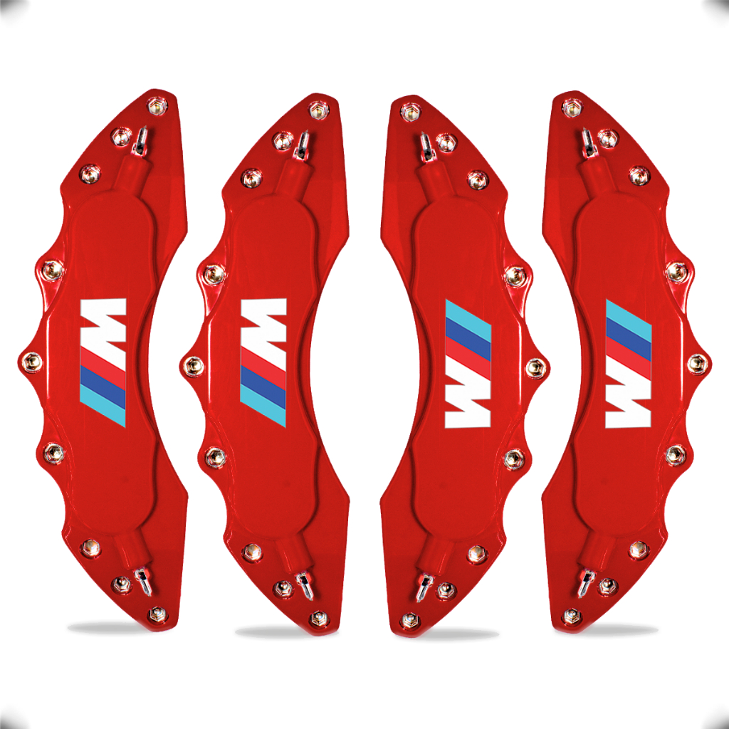 Capa de Pinça de Freio Universal Esportiva BMW M 320i com Cola Adesiva de Fixação em Oferta na Shopee