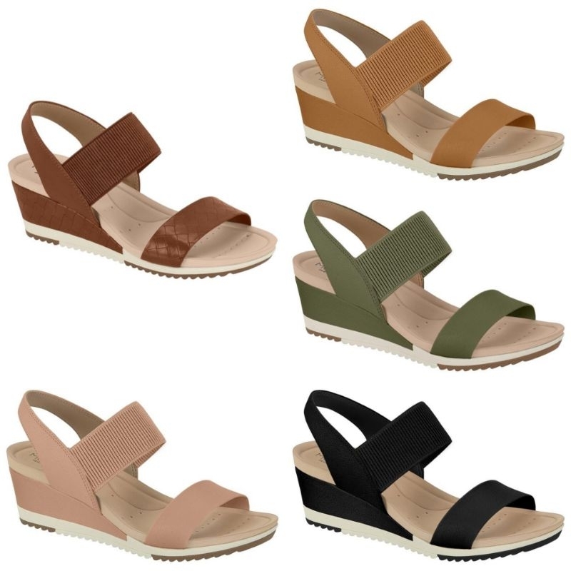 Sandália Anabela Modare Ortopédica Leve 7123107