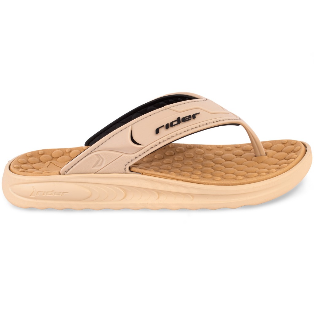 Detalhes do Chinelo Rider R Soft Plus Sandália Dedo Original Bege