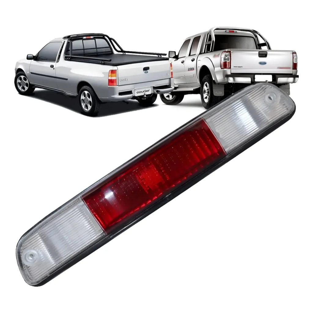Lanterna Break Light Bicolor 3 Soquetes Courier 1997 A 2013 Ranger 1998 A 2012 F250 1999 A 2011
