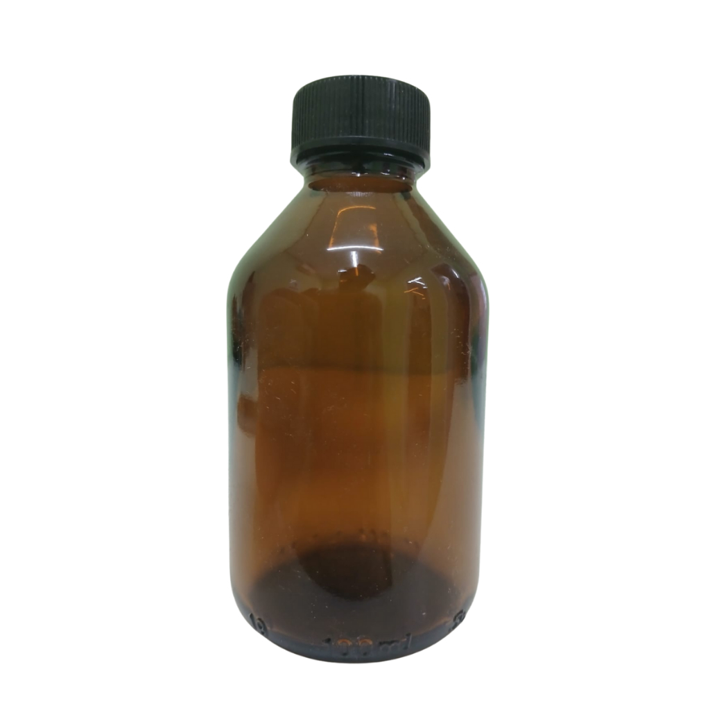 FRASCO REAGENTE, BORO 3.3, 100ML TAMPA ROSCA PRETA