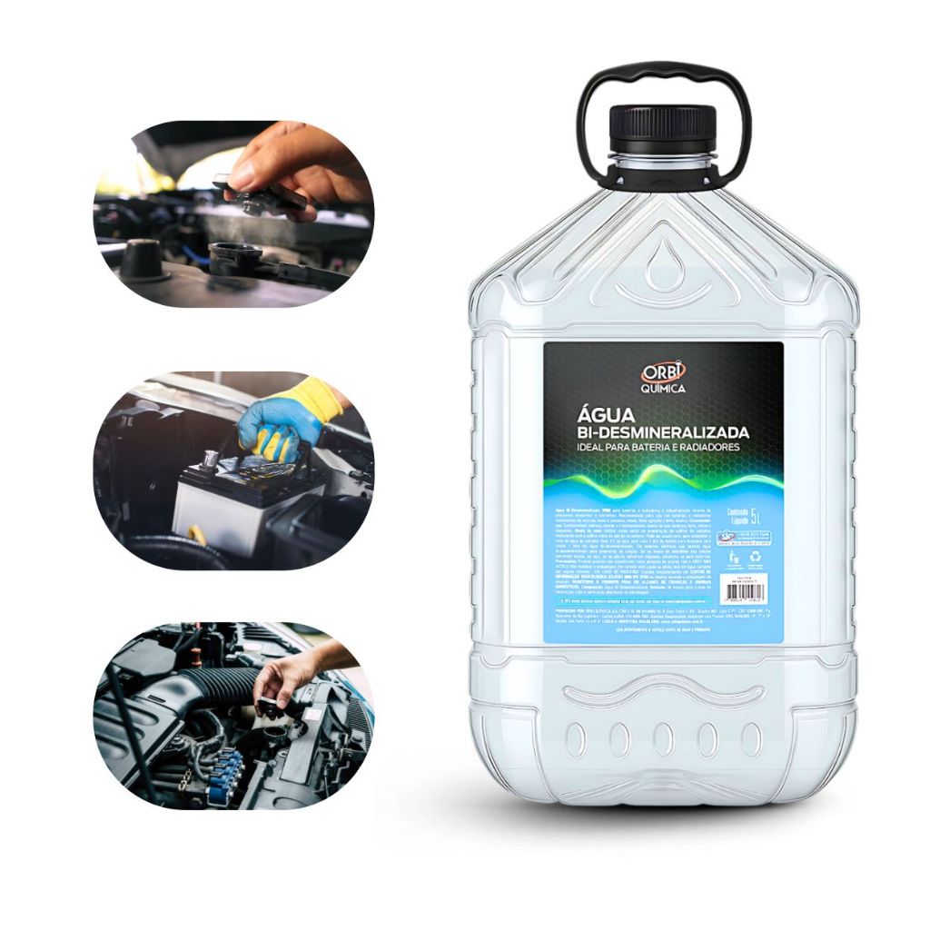 Água Bi Desmineralizada Para Radiador Orbi Galão 5 Litros em Oferta na Shopee