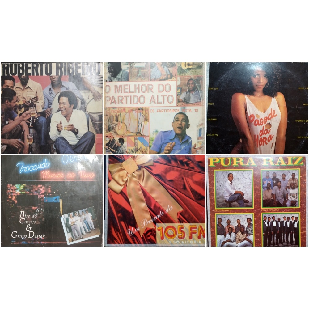 Lote Lps Grupo Cantores  E Cantoras Samba E Pagode Diversos