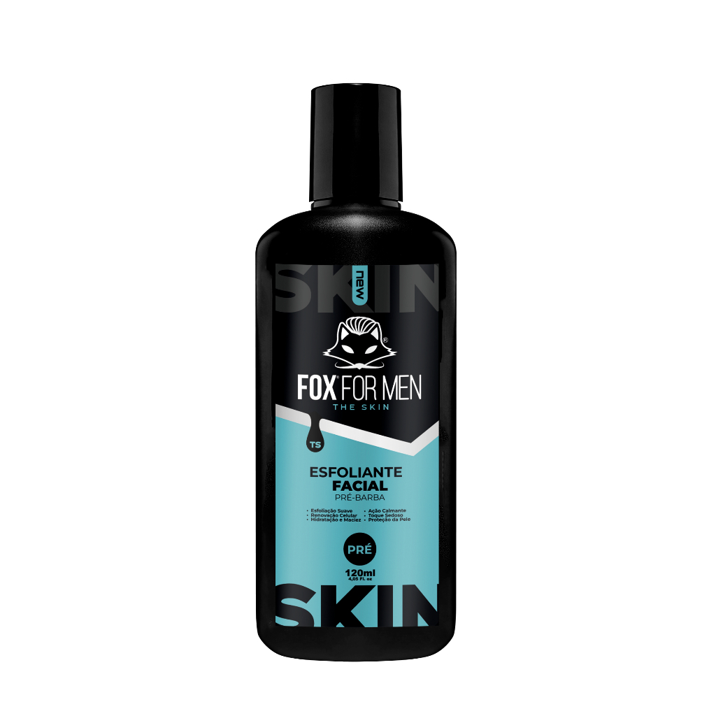 Esfoliante Facial Masculino Remove Células Mortas Na Pele