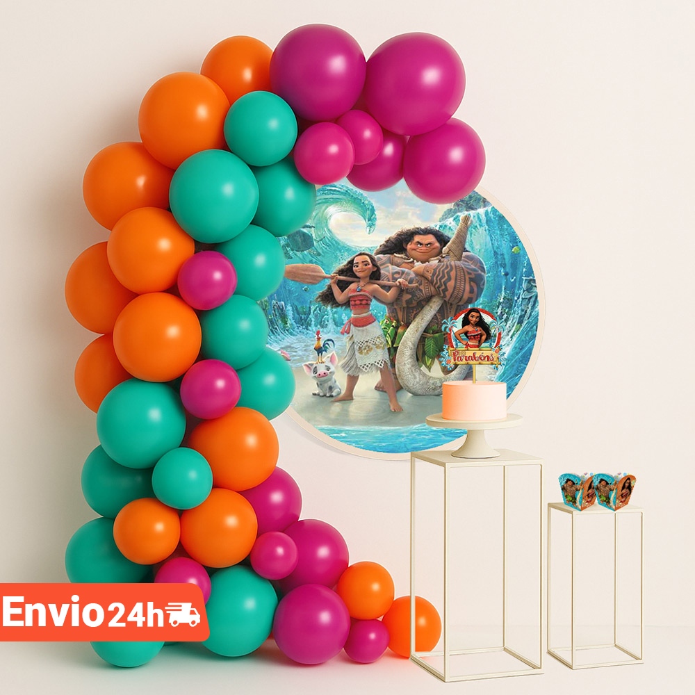 Kit 150 Balões Moana Balão Arco Desconstruído Festa em Oferta na Shopee