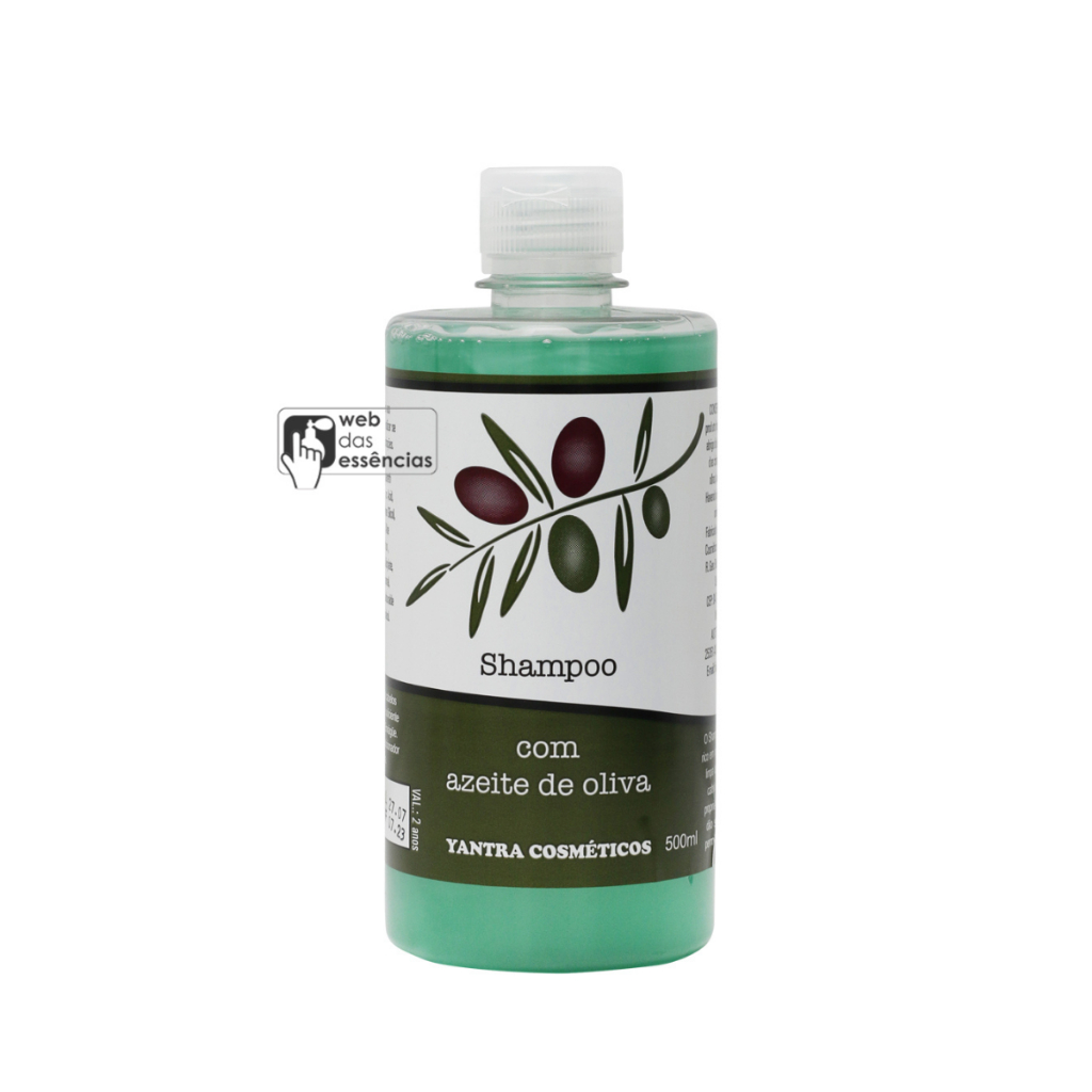 Shampoo Azeite de Oliva (500ml) todos tipos de cabelos - Yantra Cosméticos -