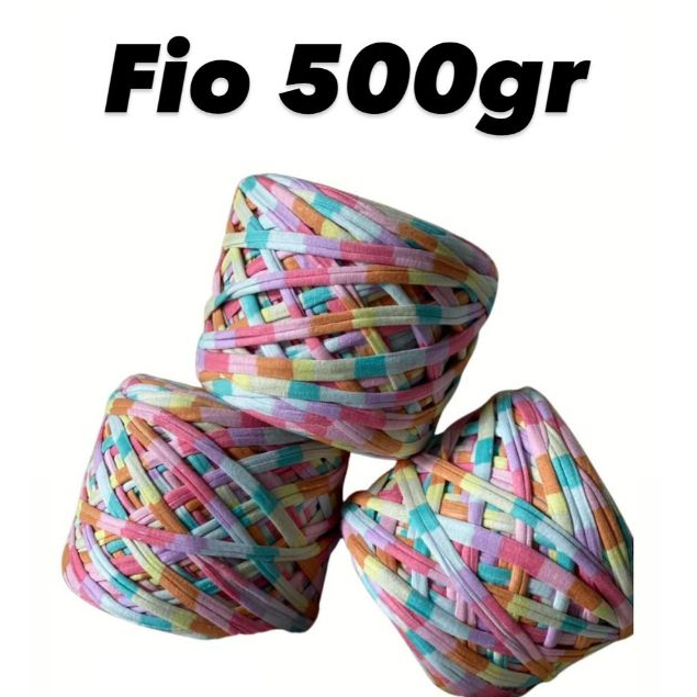 Fio De Malha Residual CRT Novelo 500gr Selecionado Ecológico Para Crochê em Oferta na Shopee