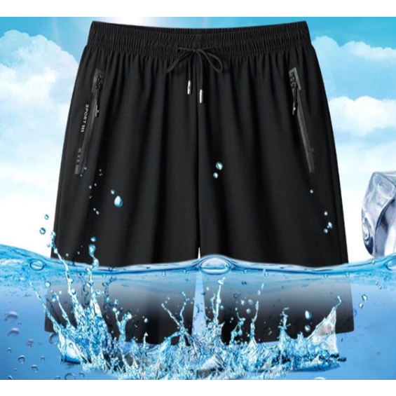 Bermuda maculina academia tactel com elastano bolso com ziper shorts com ziper alta qualidade MOVE FIT