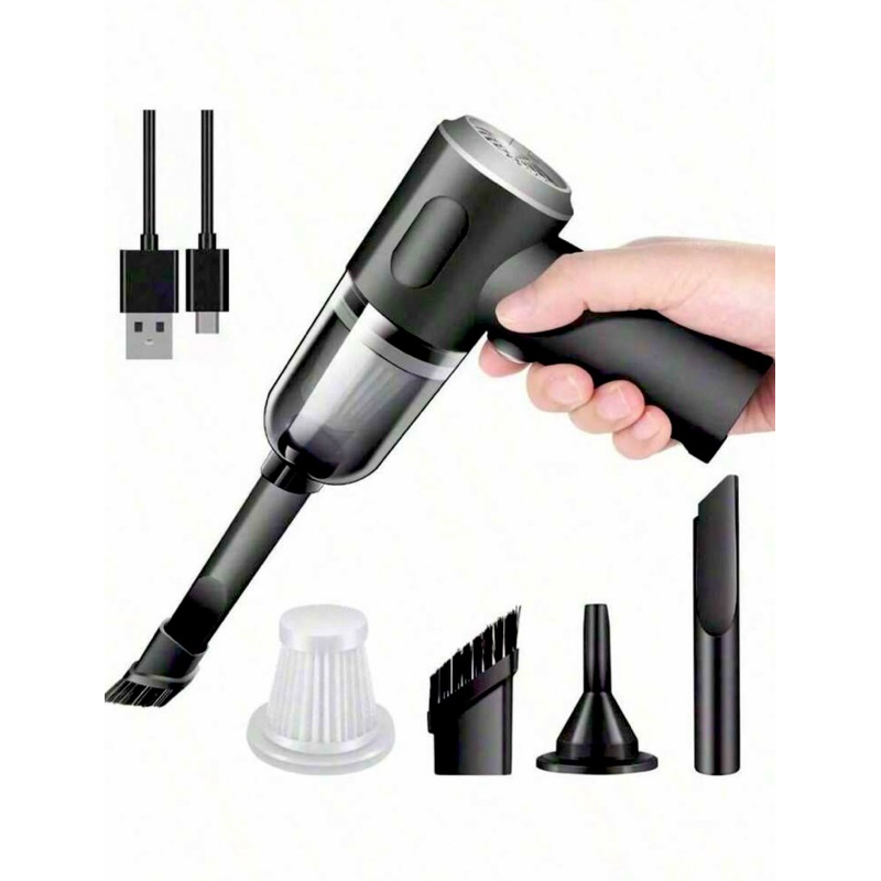 Aspirador De Pó Usb Portátil Completo Linha Premium Carro E Casa 2000mAh