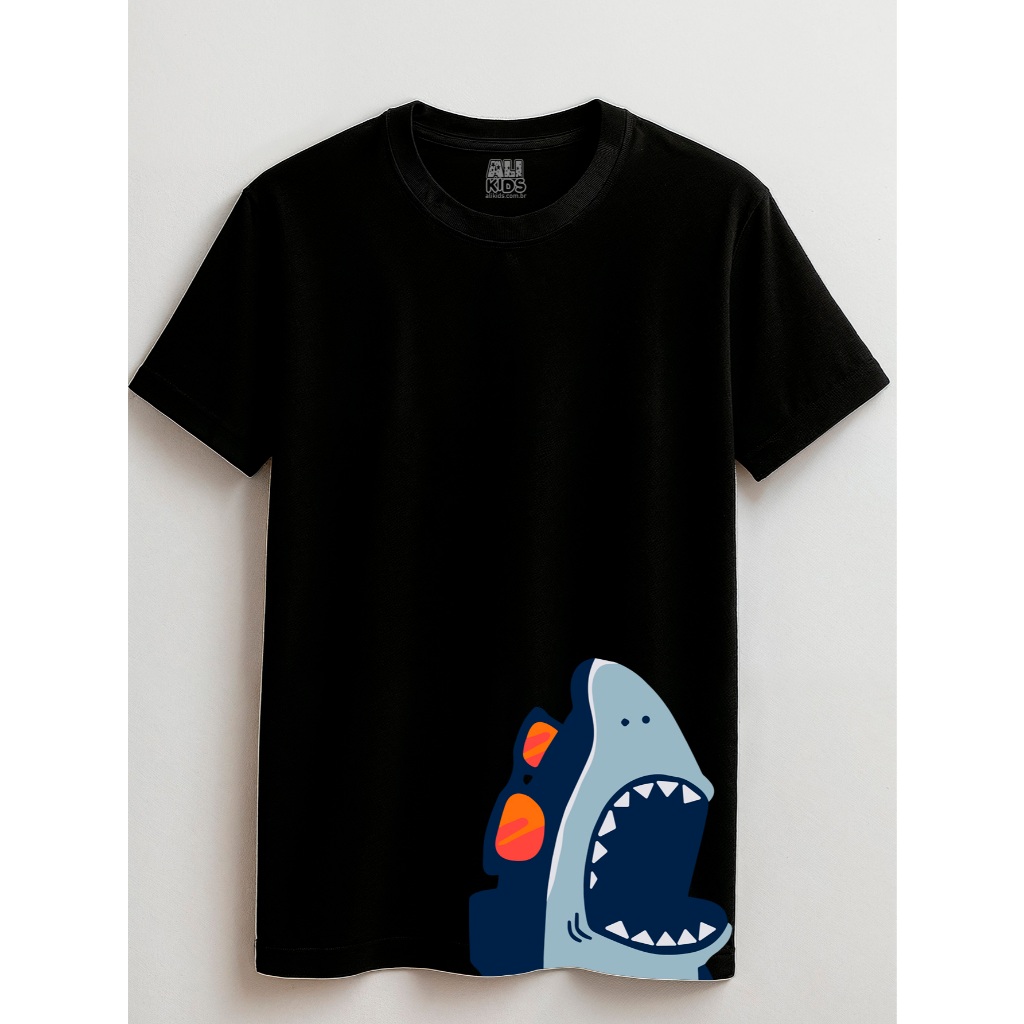 Camiseta Urban Juvenil e Infantil 2 ao 16 anos Urban Tubarão