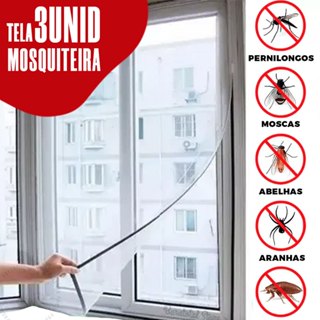 Tela Mosquiteira Adesivo Removível Anti Inseto Com Velcro em Oferta na Shopee