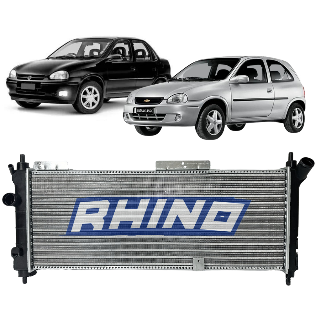 Radiador  Gm Corsa Classic 1994 1996 1998 2000 2002 2004 2006 2008 2010 Com ar em Oferta na Shopee