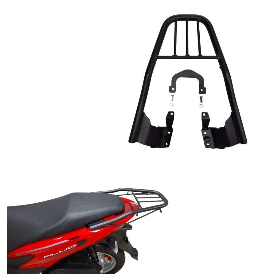 Suporte para Bau Bagageiro Chapam - Yamaha Fluo 125 Hybrid 2026 2027