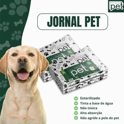 Jornal Pet 1kg 60 folhas ate 5KG 300 Folhas Multi Uso