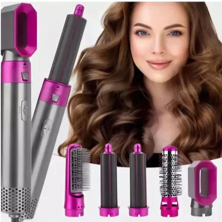Airwrap Styler 5 em 1 secador de cabelo escova de ar quente modelador alisador de cabelo escova 110v e 220v-LM
