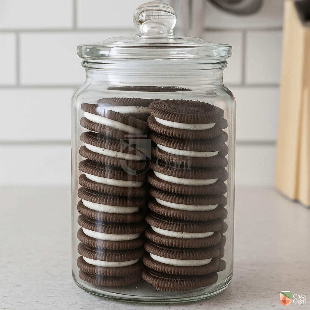 Pote de Vidro Com Tampa Hermética Para Mantimento Redondo Cozinha 750ml