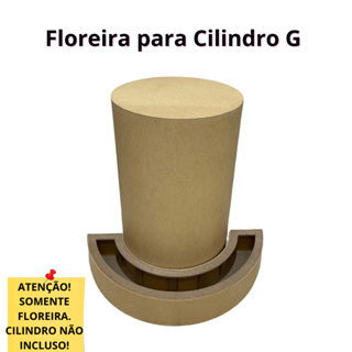Floreira Canaleta Jardineira para cilindro de mdf para festa decorativo para flor em Oferta na Shopee