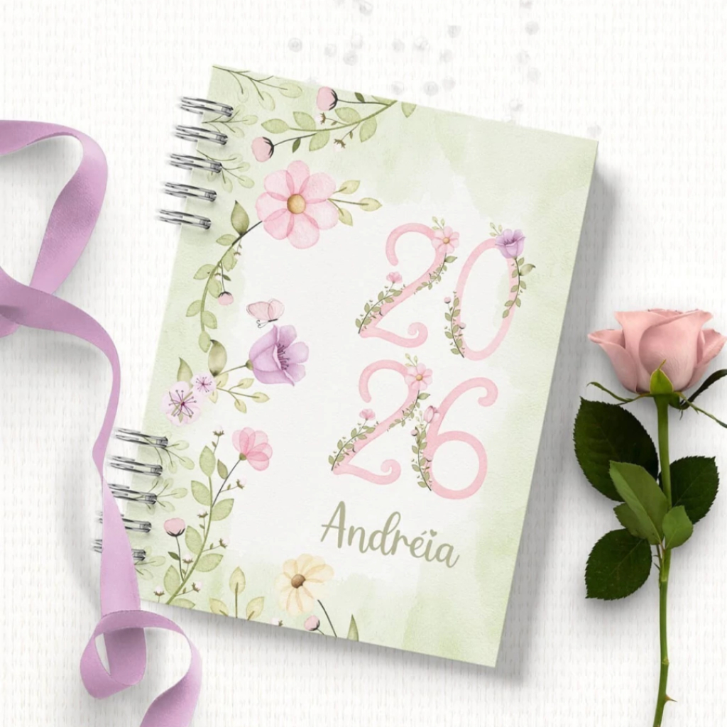 Coleção agenda 2026 personalizada