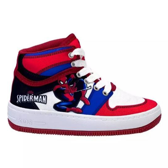 Tênis Infantil Masculino Cano Alto Homem Aranha marvel KIDS 26 A 33 TOP CALÇADOS SP