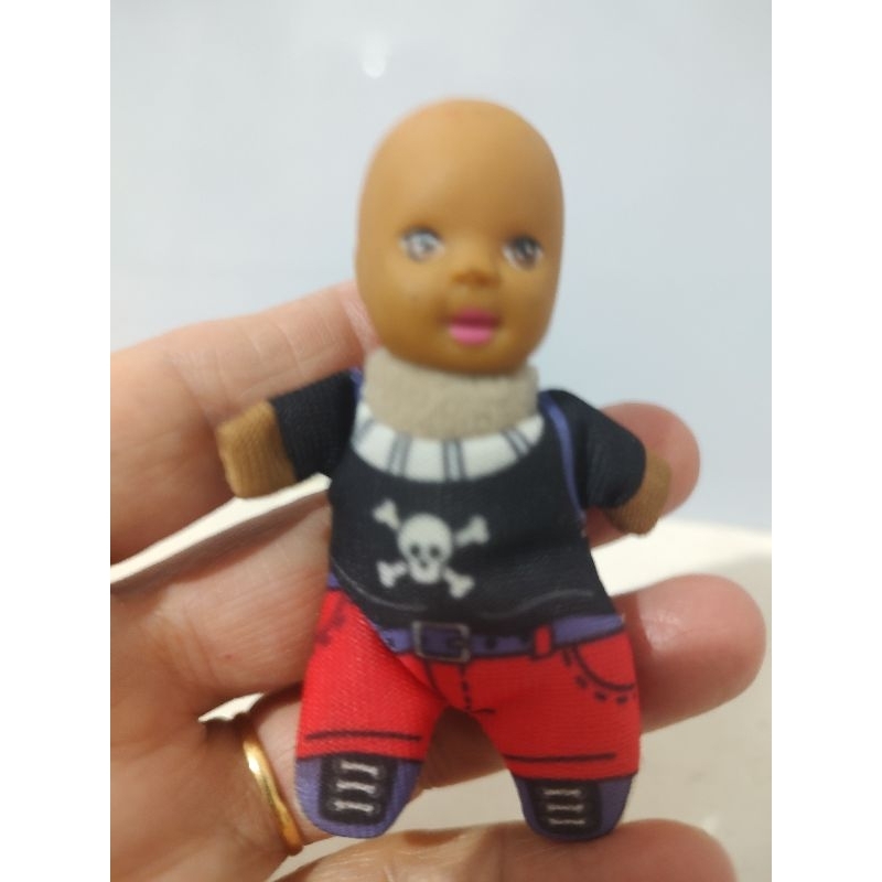 fofolete de roupa preta antiga da estrela - 8cm