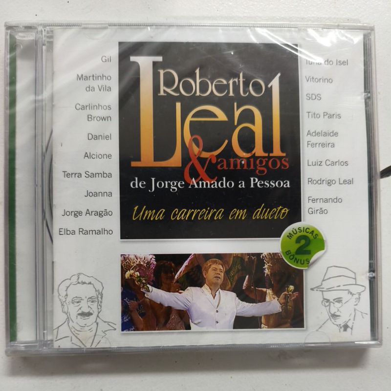 CD ROBERTO LEAL & AMIGOS/DANIEL, JOANNA,GIL, MARTINHO DA VILA.