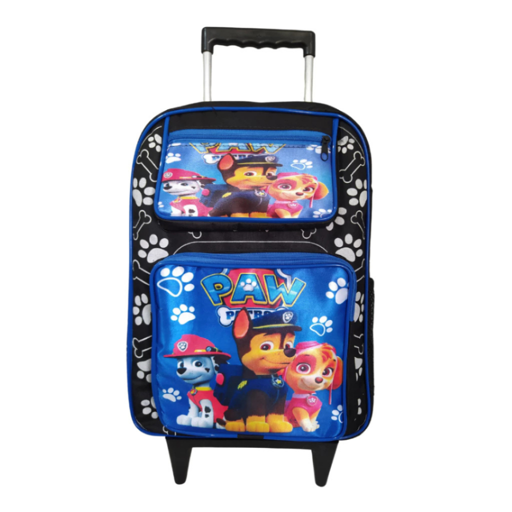 Mochila Escolar Rodinha Infantil Escolar Masculino Menino Patrulha Canina
