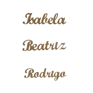 NOME EM MDF PERSONALIZADO em Oferta na Shopee